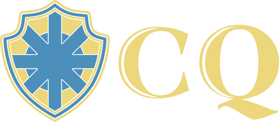 CQ Official Logo - Shield Short Text Right - Print 2 Colors.png